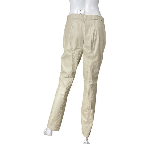 Jason Wu Beige Faux Leather Pants Ankle Slits
New - Picture 6 of 13